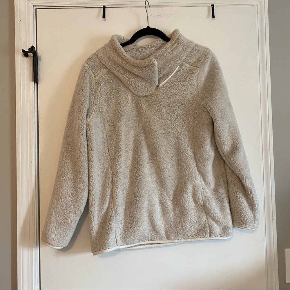 St Johns Bay pullover cream Sherpa!